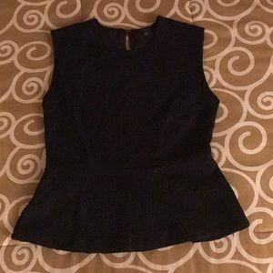 Ann Taylor lace peplum top